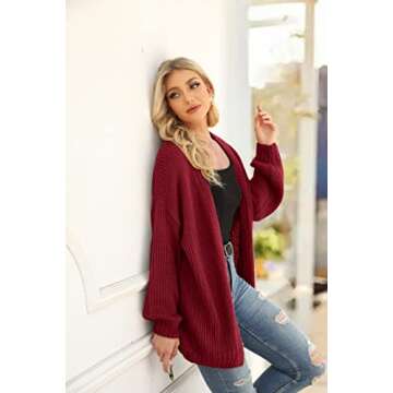 Stylish Fall Open Front Cardigans for Women by PRETTYGARDEN