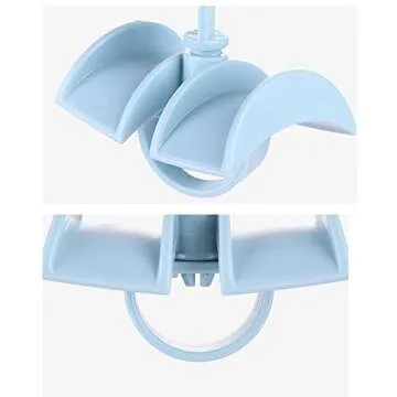 LIONWEI LIONWELI Rotating Handbag Hanger Rack Closet Storage Organizer Hooks for Bag Belt Tie Scarf 4 Color