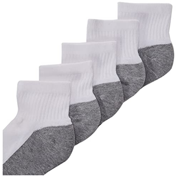 Hanes Boys Athletic Socks 12 Pack - Cushioned Ankle