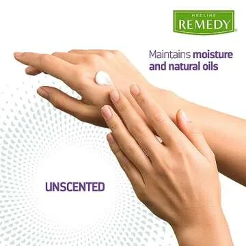 Medline Remedy Clinical Skin Cream Moisturizer, Fragrance-Free (12 fl oz), Nourishing for Dry Skin, Paraben and Sulfate-Free Lotion For Face and Body, Hypoallergenic Moisturizer for Sensitive Skin