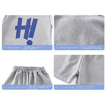 Comfortable EIAY Shop Toddler Boys Sleeveless Tee and Shorts Set