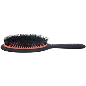Spornette Boar Bristle Hair Brush for Women & Men - Large Luxury Cushion Oval Vented Hair Brush for Styling & Smoothing - Nylon & Boar Bristles Help to Reduce Breakage - For All Hair Types
