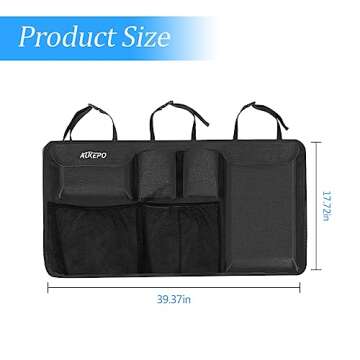 AUKEPO Car Trunk Organizer, Large Capacity Backseat Hanging Storage/Organizer with 6 Enlarged Pocket...