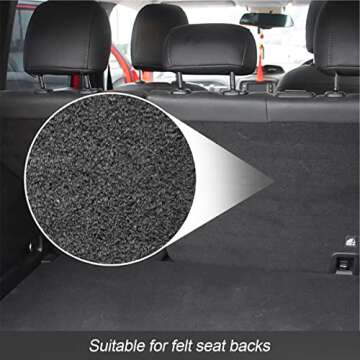 AUKEPO Car Trunk Organizer, Large Capacity Backseat Hanging Storage/Organizer with 6 Enlarged Pockets, Car Space Saving Expert, Trunk Organizer for Truck, SUV, Van, Space Saving Expert (Black)