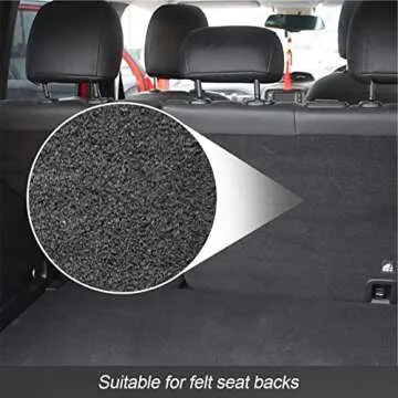 AUKEPO Car Trunk Organizer, Large Capacity Backseat Hanging Storage/Organizer with 6 Enlarged Pockets, Car Space Saving Expert, Trunk Organizer for Truck, SUV, Van, Space Saving Expert (Black)