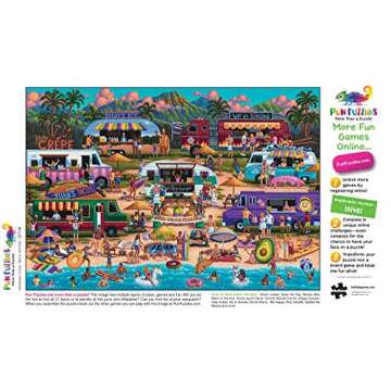Buffalo Games - Heritage Artworks - Hawaiian Food Truck Festival - 2000 Piece Jigsaw Puzzle for Adults -Challenging Puzzle Perfect for Game Nights - Finished Size is 38.50 x 26.50