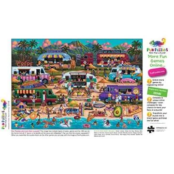 Buffalo Games - Heritage Artworks - Hawaiian Food Truck Festival - 2000 Piece Jigsaw Puzzle for Adults -Challenging Puzzle Perfect for Game Nights - Finished Size is 38.50 x 26.50