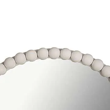 Tov Furniture Baria 30" Round Wooden Wall Mirror