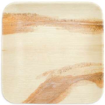 Sustainable Palm Leaf Dinnerware Set 25 Count