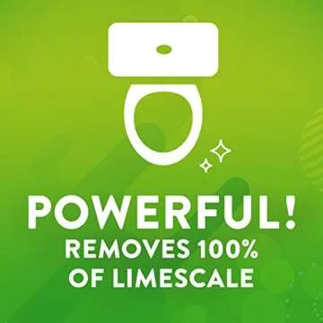 Scrubbing Bubbles Toilet Bowl Cleaning Gel, Non-Bleach Bathroom Cleaner, Gets Rid of Limescale and Hard Water + Rust Stains, Rainshower Scent, 24oz