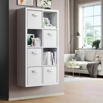 Royexe Fabric Storage Cubes - 8 Pack Heavy Duty Bins