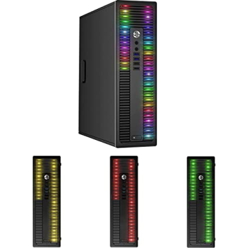 HP EliteDesk Gaming PC with RGB Lights and 16GB RAM