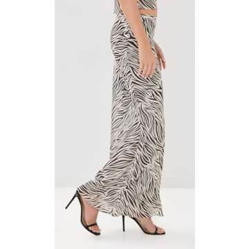 Lioness Endless Zebra Print Maxi Skirt for Women