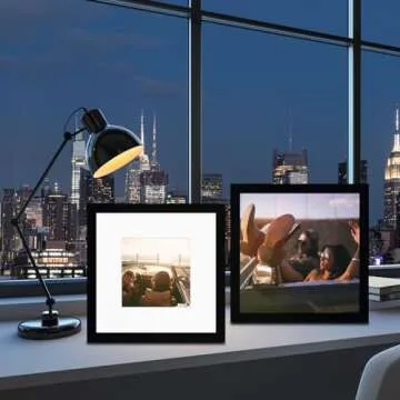 BSRHOME 12x12 Picture Frame Set of 9 for Versatile Display