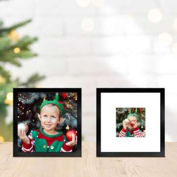 BSRHOME 12x12 Picture Frame Set of 9 for Versatile Display