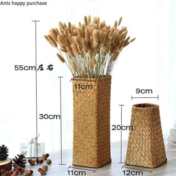 Natural Rattan Basket Vase for Charming Home Decor