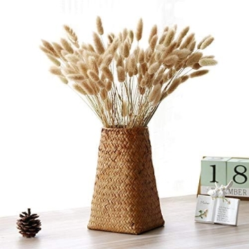 Natural Rattan Basket Vase for Charming Home Decor