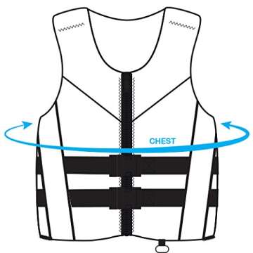 YAMAHA Premium Neoprene Life Jacket Vest for Safety