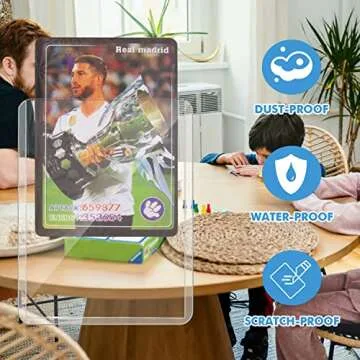 VOOVAO Clear Toploaders - 100ct Card Protectors