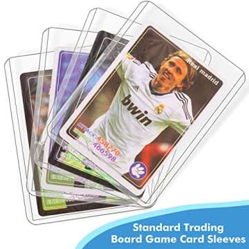 VOOVAO Clear Toploaders - 100ct Card Protectors