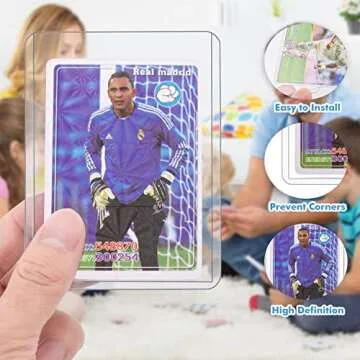 VOOVAO Clear Toploaders - 100ct Card Protectors