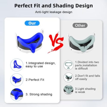 Relohas Silicone VR Accessories for Meta Quest 3