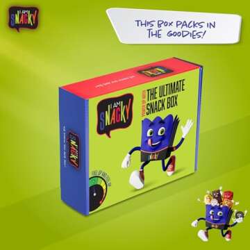 I AM SNACKY Variety Snack Box Perfect for Gifting