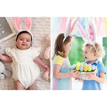 Cute Bunny Ear Headbands for Parties and Celebrations
