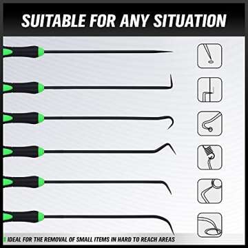 SWANLAKE 6-Piece Pick and Hook Set for Precision Tasks