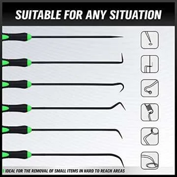 SWANLAKE 6-Piece Pick and Hook Set for Precision Tasks