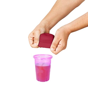 Boon Snug Silicone Sippy Cup Lids and Straws Set for Kids