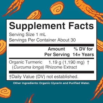 MaryRuth Organics Turmeric Curcumin Drops for Wellness