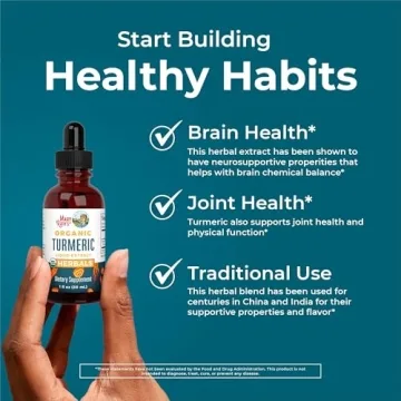 MaryRuth Organics Turmeric Curcumin Drops for Wellness
