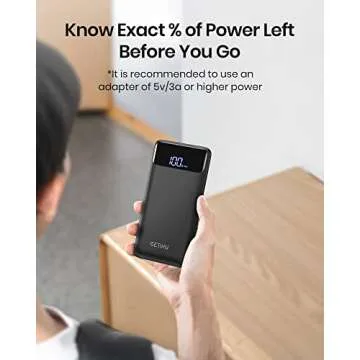 GETIHU Portable Charger 10000mAh Fast Charging Power Bank