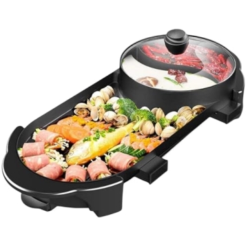 SEAAN Hot Pot with Grill, Korean BBQ Grill Electric Combo