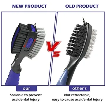 THIODOON Golf Club Brushes with Retractable Groove Cleaner