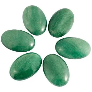 Rockcloud Oval Worry Stones for Stress Relief and Healing