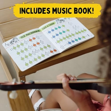 TinkerTar Rainbow Acoustic Guitar - Fun Music Learning for Kids