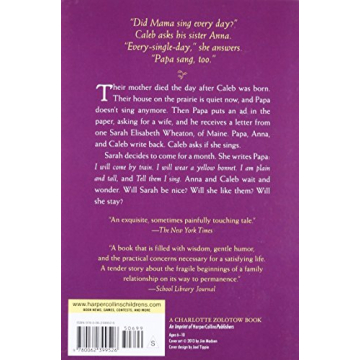 Sarah Plain and Tall Newbery Award Winner Book