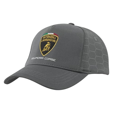 Automobili Lamborghini Squadra Corse Travel Cap - Grigio Falco