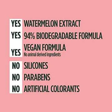 Garnier Fructis Plumping Shampoo and Conditioner Set for Volumizing and Moisturizing Fine Hair, Watermelon Extract, 11.8 oz each,Micellar Water Sample included