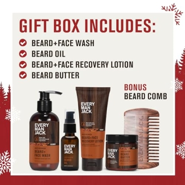 Bourbon Beard Care Set for Men - Complete Grooming Kit