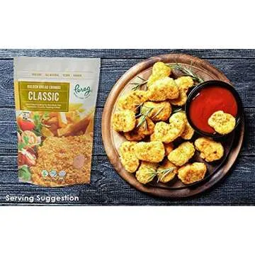 Pereg Bread Crumbs Classic (12 Oz) – Crispy Breadcrumbs for Coating & Stuffing - Coat Burger, Schnitzel, Vegetables, Meatballs - Kosher Certified - Resealable Packaging
