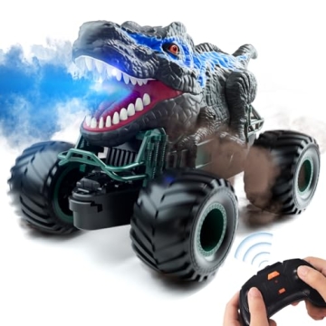 Bennol Dinosaur Remote Control Car Toy - 2.4GHz Fun with Spray Features!