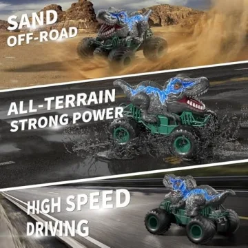 Bennol 2.4GHz Dinosaur RC Car for Kids - Fun and Exciting!