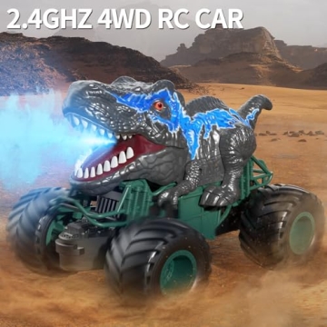 Bennol 2.4GHz Dinosaur RC Car for Kids - Fun and Exciting!