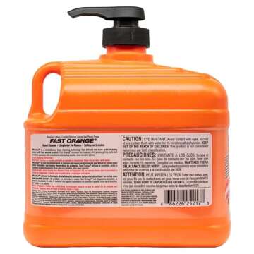 Fast Orange Permatex 25217 Pumice Lotion, Heavy Duty Hand Cleaner, Natural Citrus Scent, Waterless C...