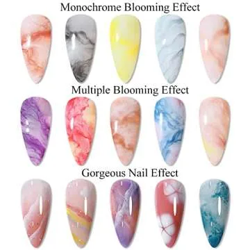 SUPWEE Blooming Nail Gel Polish for DIY Art at Home