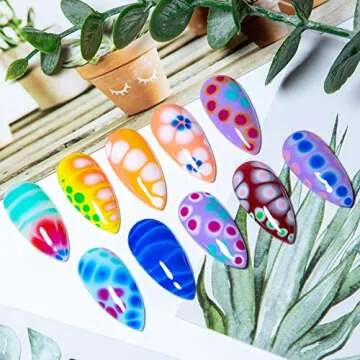 SUPWEE Blooming Nail Gel Polish for DIY Art at Home