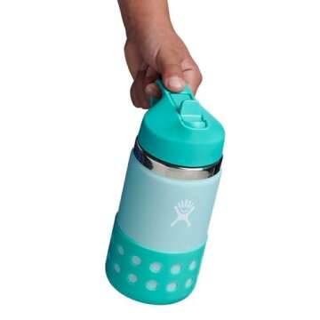 Hydro Flask 12 Oz Kids Wide Mouth Straw Cap And Boot Dew